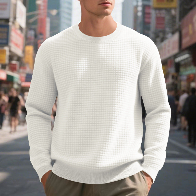 Herren Strickpullover mit strukturiertem Design und optimaler Passform Drune
