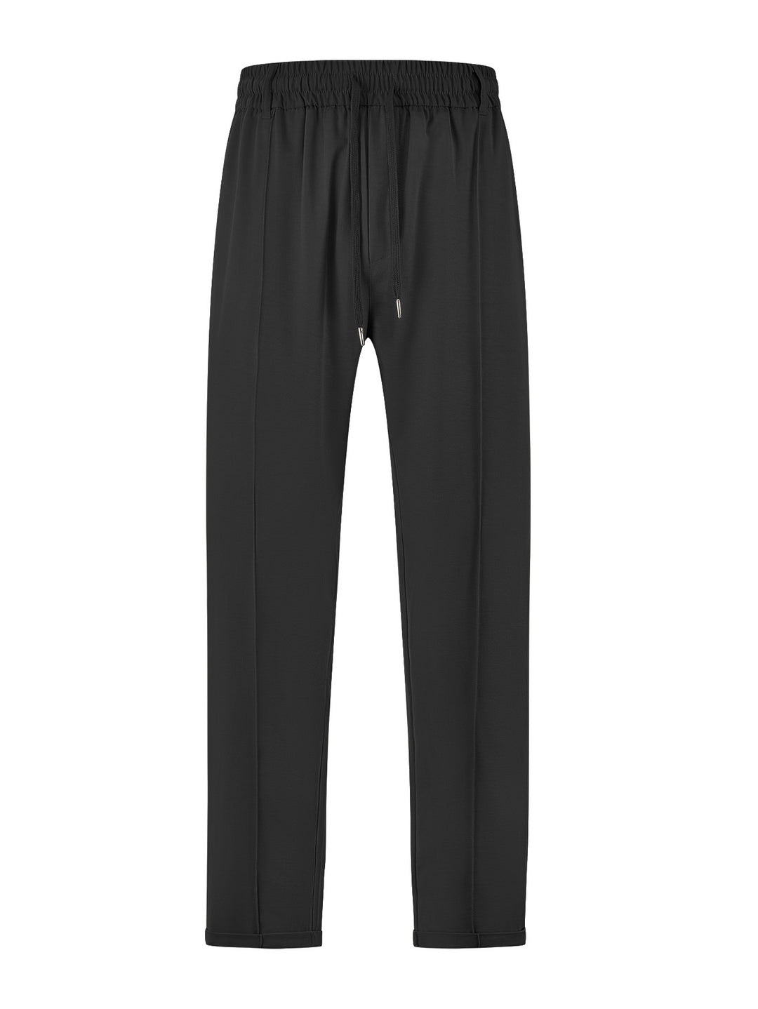 Damen nan elegante Jersey-Hose mit Bügelfalte Tunnelzugbund und schmaler Beinführung Drune