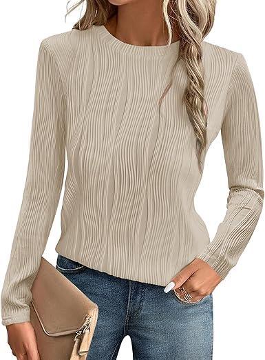 Damen Elegantes und komfortables Langarmtop Drune