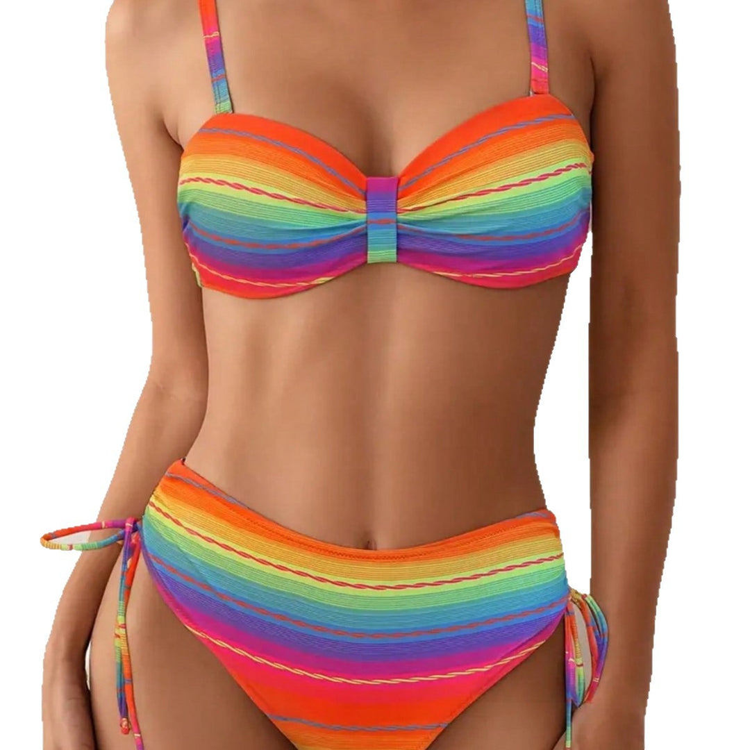 Damen Bikini-Set mit komfortablem Bügel und einstellbaren Trägern Drune