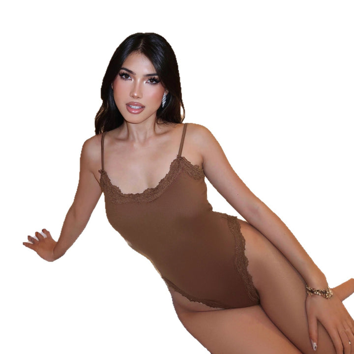 Damen Body mit eleganten Spitzendetails Drune