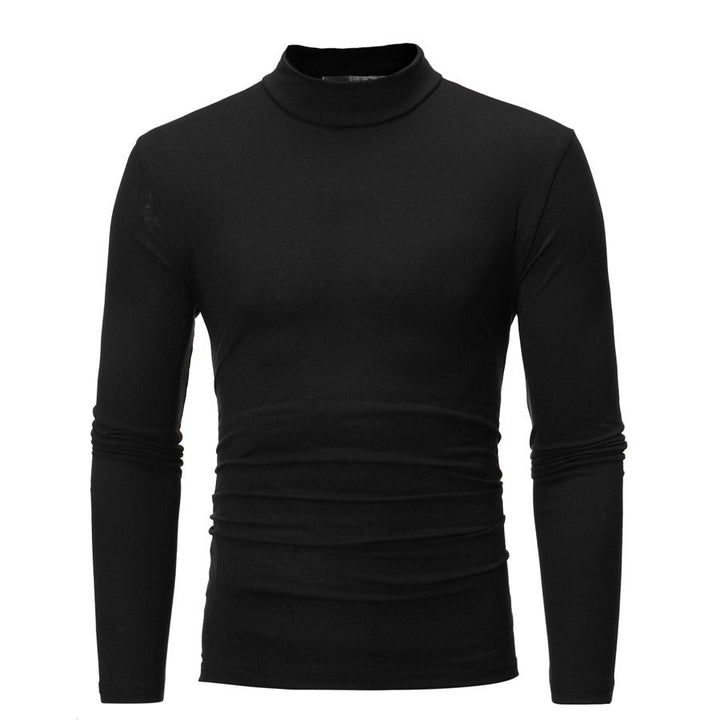 Herren Rollkragenpullover mit enger Passform und edel strukturiertem Material Drune