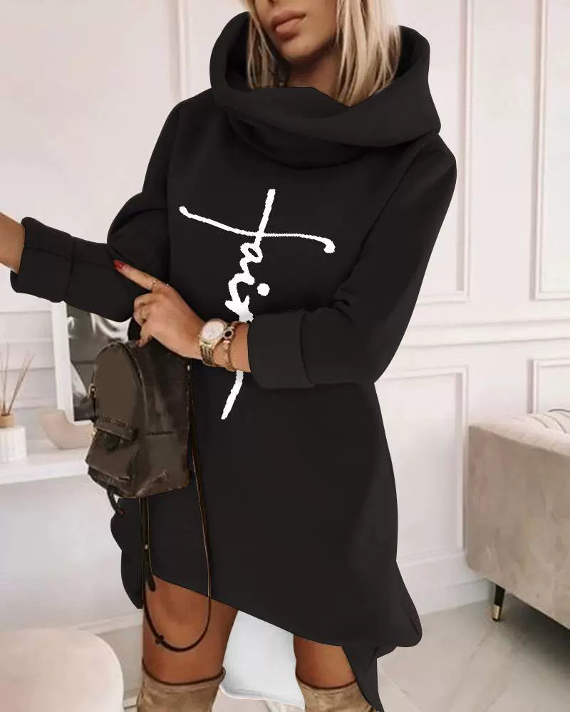 Drune | Kapuzen Sweatshirt Weiches Strick