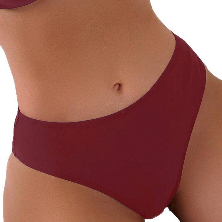 Damen Hoch taillierter Bikinislip Drune
