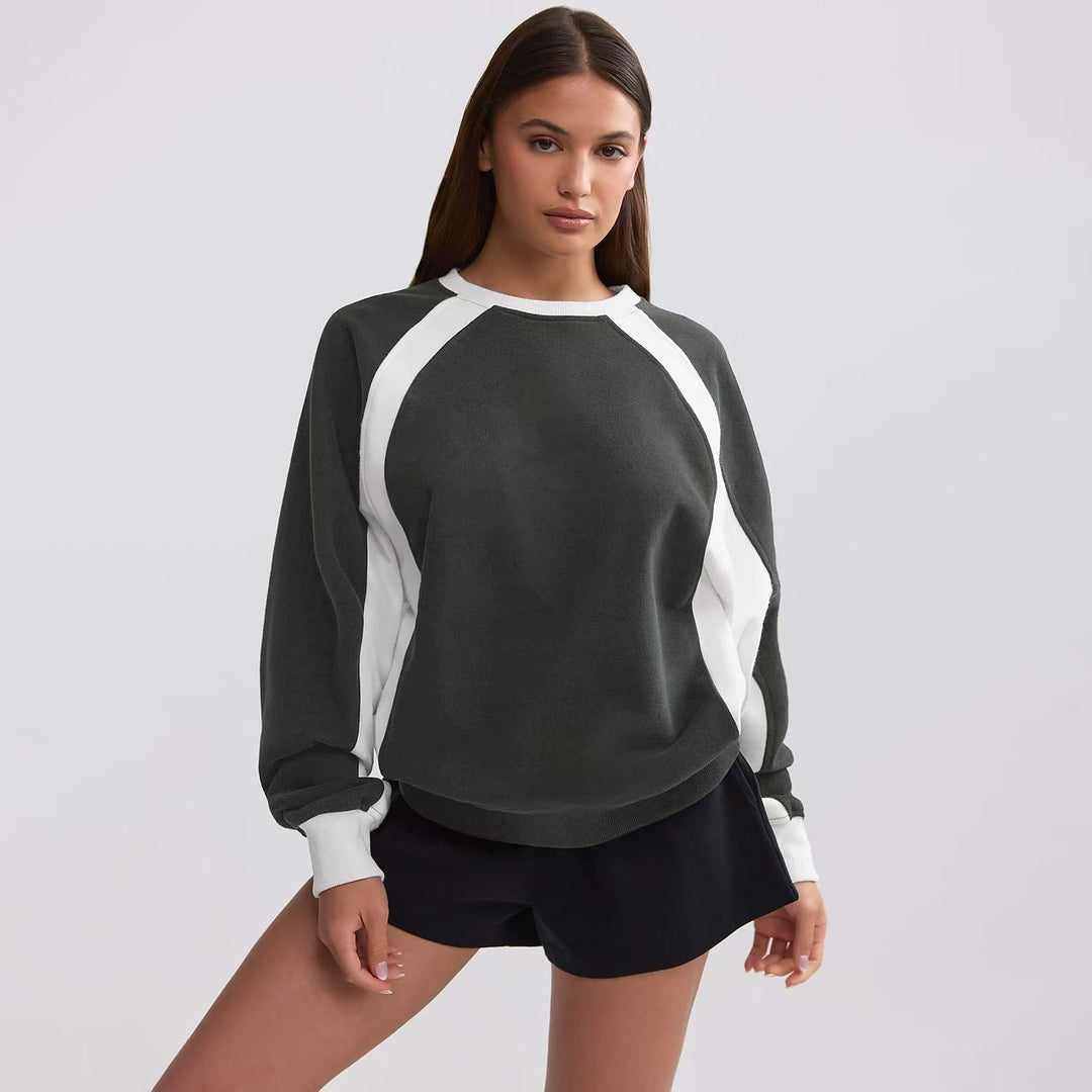 Damen Sportlicher Sweatshirt Drune