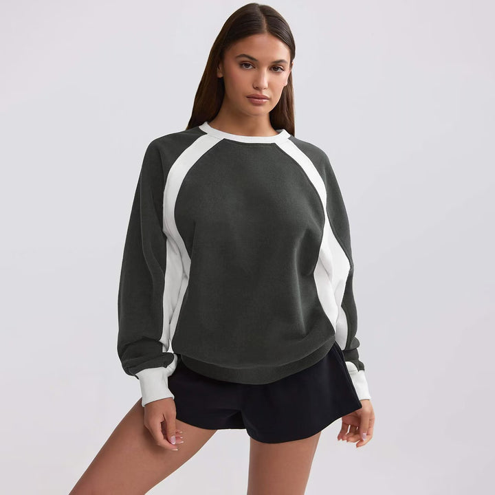 Damen Sportlicher Sweatshirt Drune