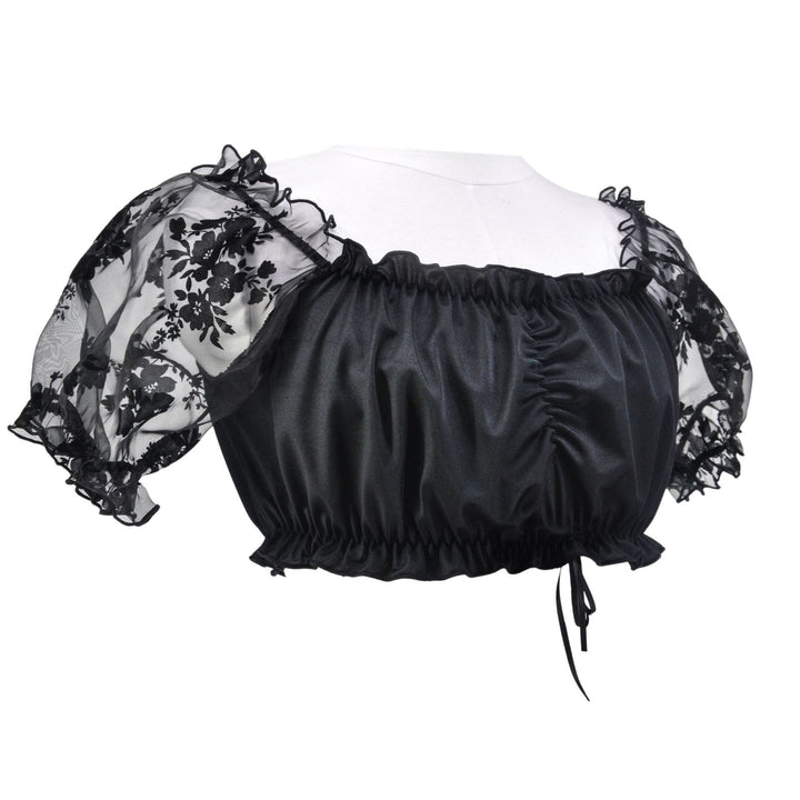 Damen nan traditionelles Dirndlkleid mit feiner Spitzenbluse figurbetontem Mieder und eleganter Schürze Drune