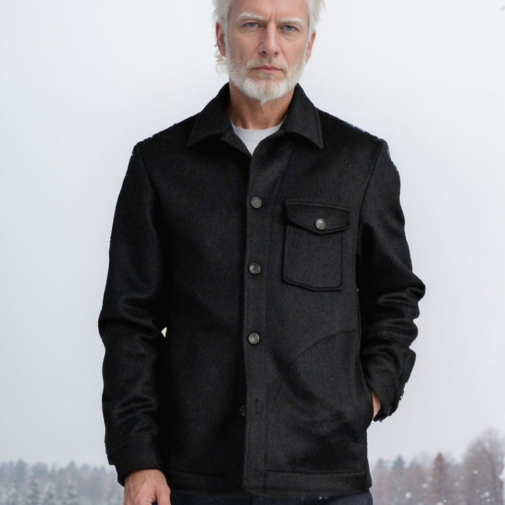 Herren Wolljacke mit praktischen Taschen Drune