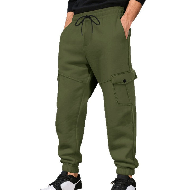 Herren Cargo-Jogginghose mit seitlichen Taschen und elastischem Bund Drune