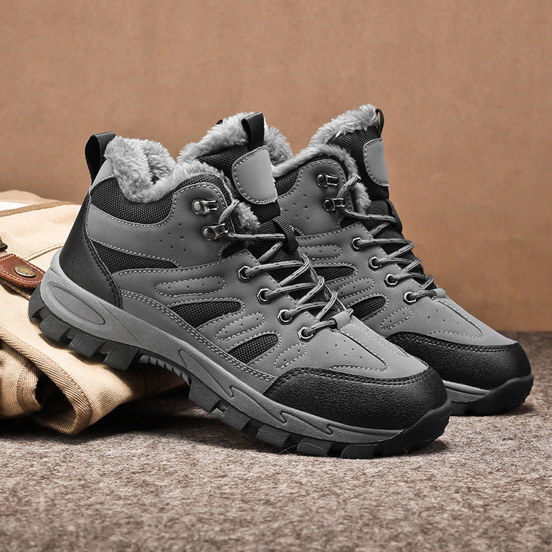 Damen Winterfestige Wanderschuhe mit isolierter Sohle und warmem Innenfutter Drune
