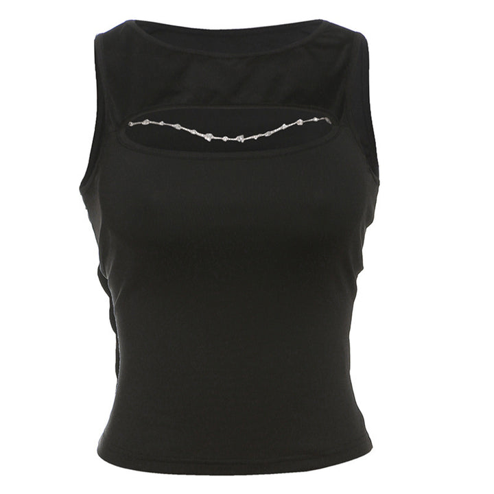 Damen Trendiges Tanktop mit dekorativem Cut-Out und modischen Details Drune