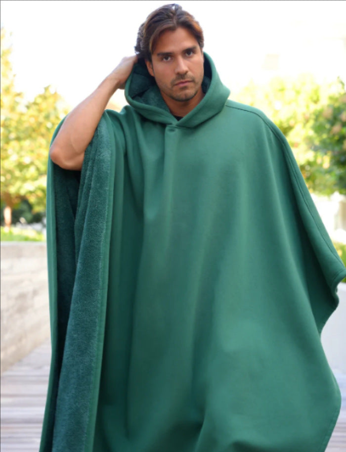 Damen Multifunktionale Poncho-Decke mit Kapuze Drune