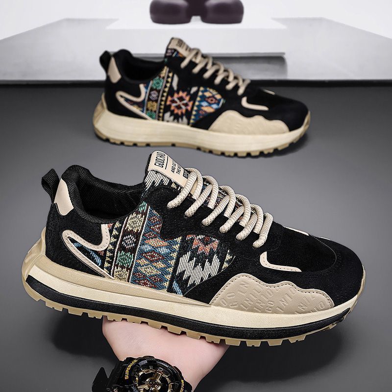 Damen Sportliche Sneakers mit attraktivem Ethno-Design Drune