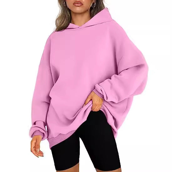 Damen Oversized Kapuzenpullover Drune