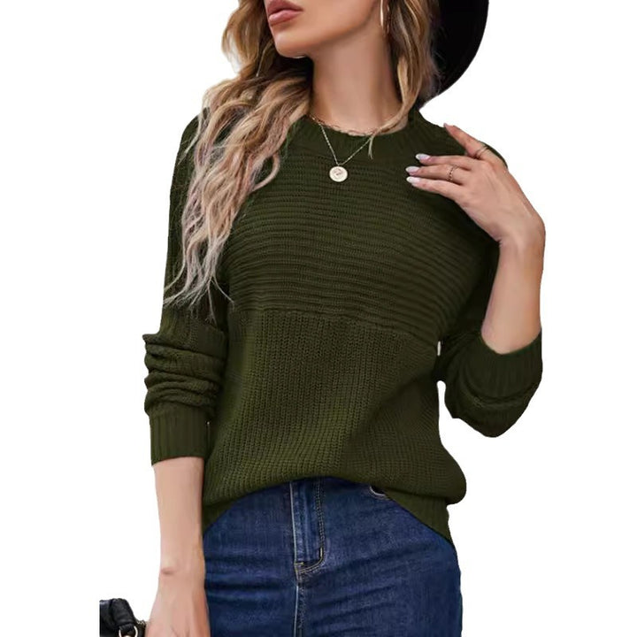 Damen Strickpullover mit lässigem Schnitt und feiner Struktur Drune