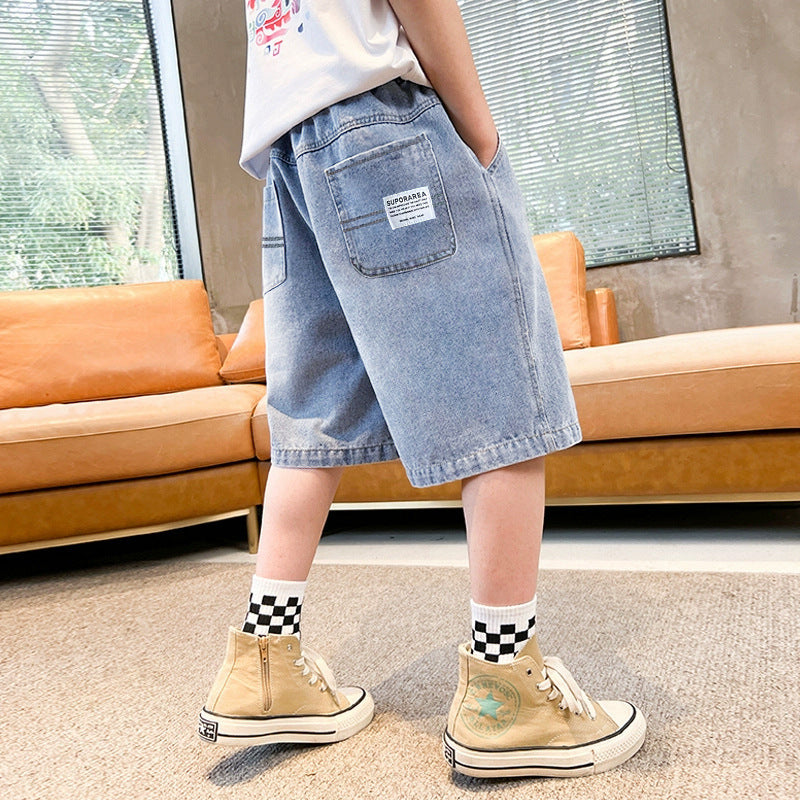 Unisex Denim-Shorts im lässigen Schnitt Drune