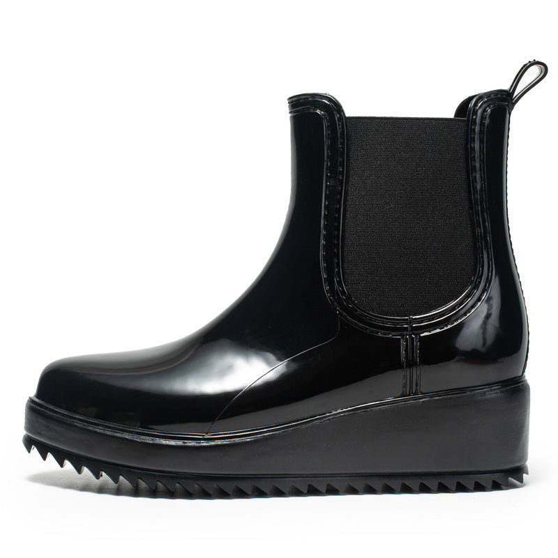 Damen Elegante und wasserdichte Chelsea Boots mit rutschfester Sohle Drune