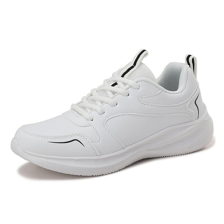 Unisex nan minimalistischer Kunstleder-Sneaker mit ergonomischer EVA-Zwischensohle und Zuglasche Drune