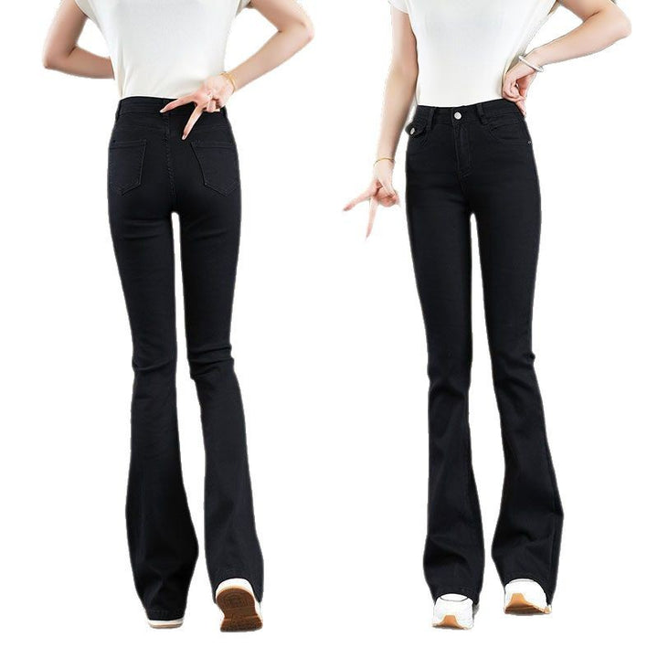 Damen High-Waist Bootcut Jeans mit eleganter Passform Drune