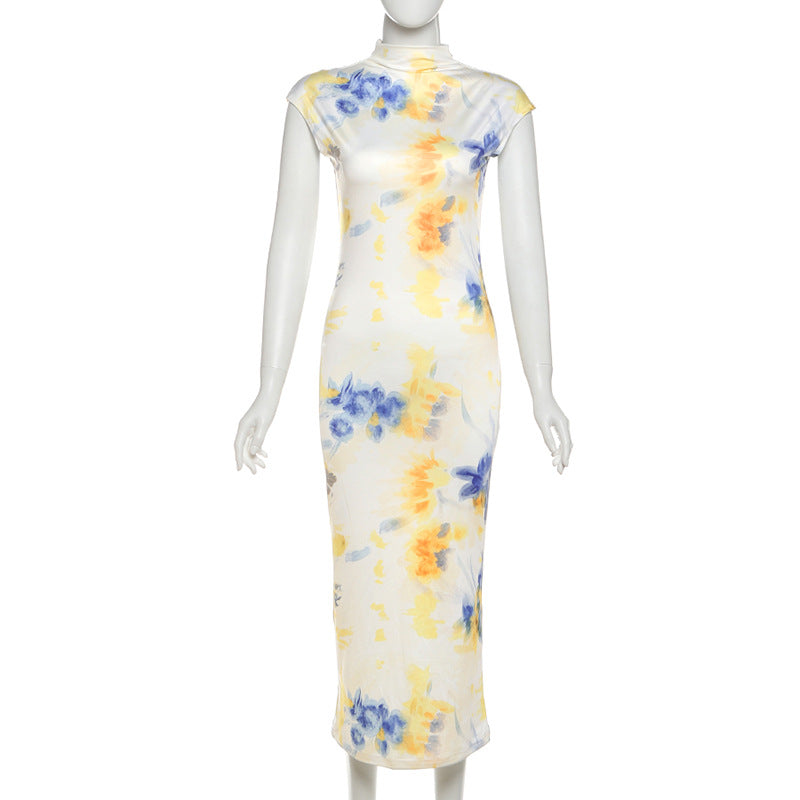 Damen Maxikleid im elegantem Floral Design Drune