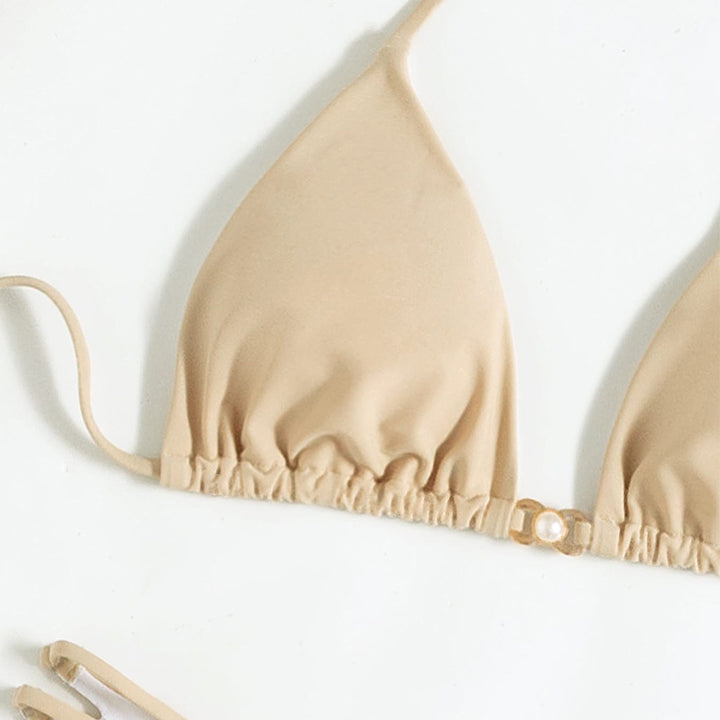 Damen Triangel-Bikini mit raffiniertem Bindegürtel Drune