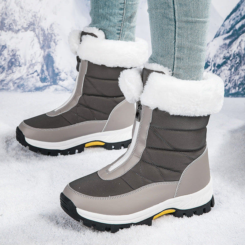 Damen Winterstiefel mit isolierendem Futter und wasserdichter Außensohle Drune