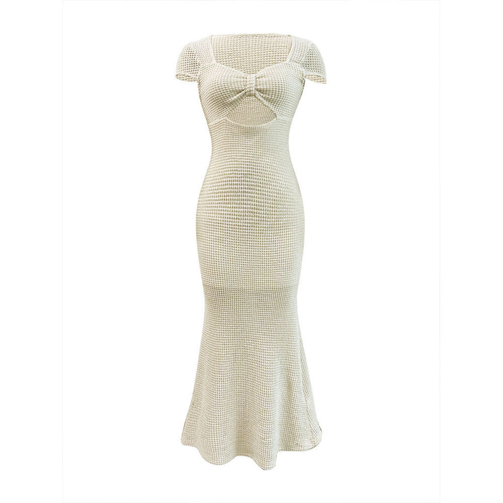 Damen Maxikleid mit schickem Knoten-Design und verführerischen Cut-Out-Details Drune