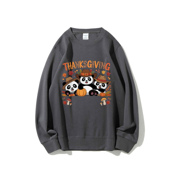 Damen Sweatshirt mit lustigem Tierdesign und herbstlichem Motiv Drune
