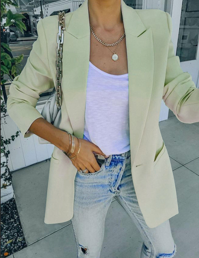 Damen Eleganter Blazer mit modernem Schnitt und praktischen Taschen Drune