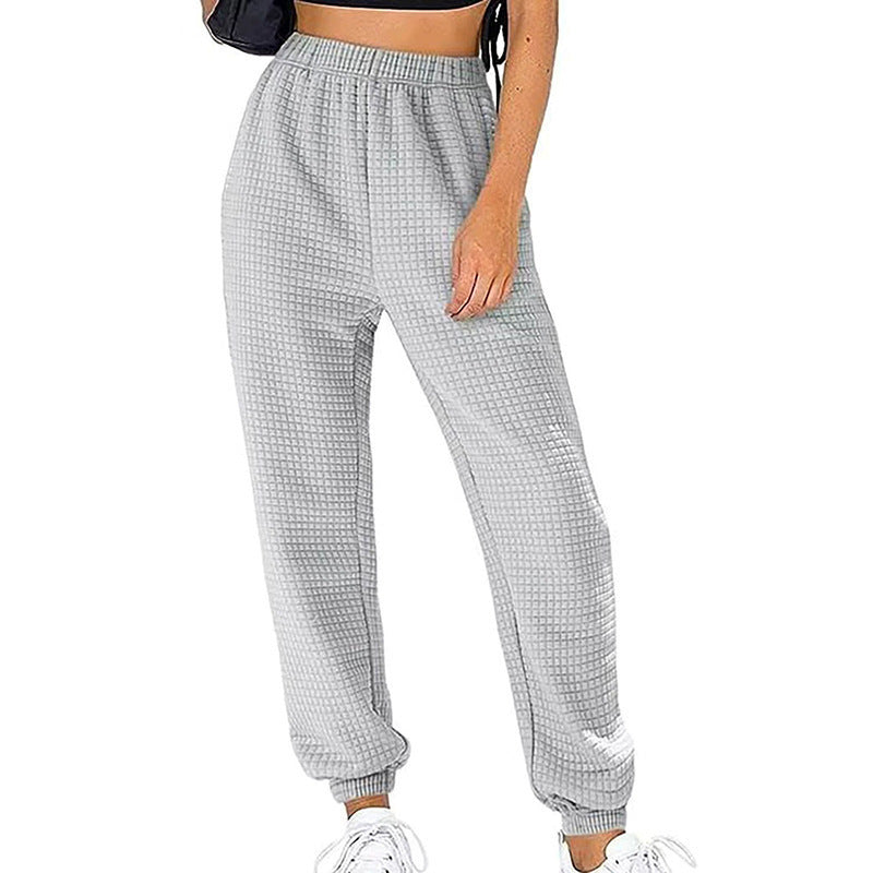 Damen Freizeitstoffhose mit strukturiertem Design Drune