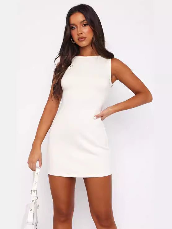 Damen ärmelloses Minikleid Drune