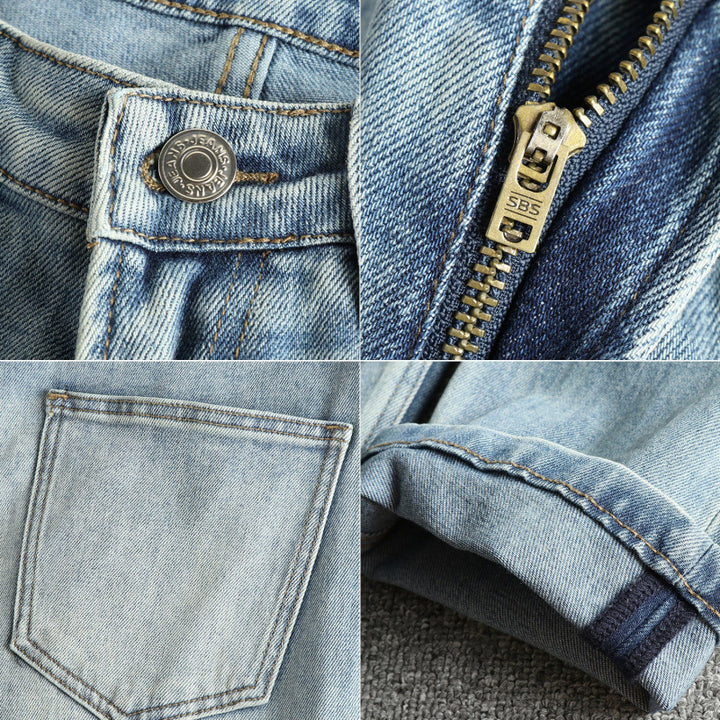 Damen Jeanshose im modernen Slim-Fit mit lässigem Design und hohem Bund Drune