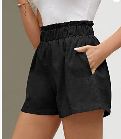 Damen Shorts mit elastischem Bund und seitlichen Taschen Drune