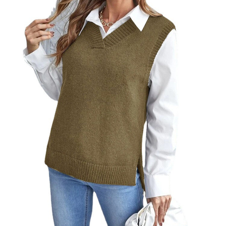 Damen lässiger Layering-Pullover Drune