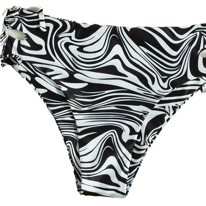 Damen Triangel-Bikini mit verstellbaren Bändern und elastischem Design Drune