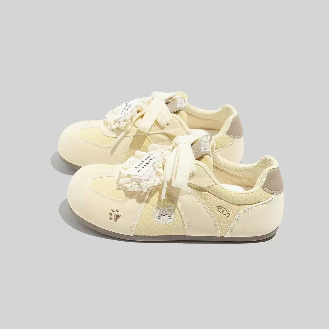 Damen Sneakers mit verspieltem Tierdesign und bequemer Sohle Drune