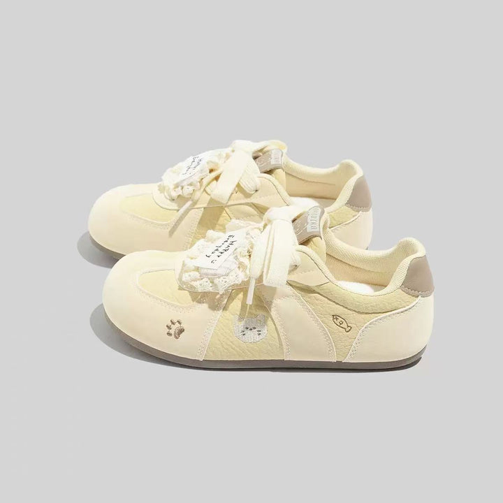 Damen Sneakers mit verspieltem Tierdesign und bequemer Sohle Drune