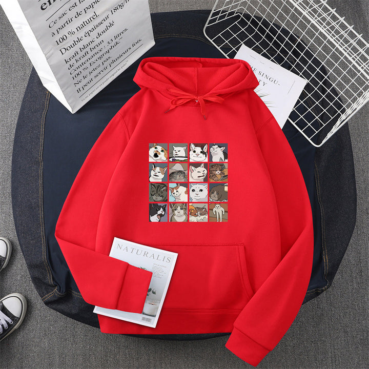 Damen Sweatshirt mit Tier-Motiv Drune