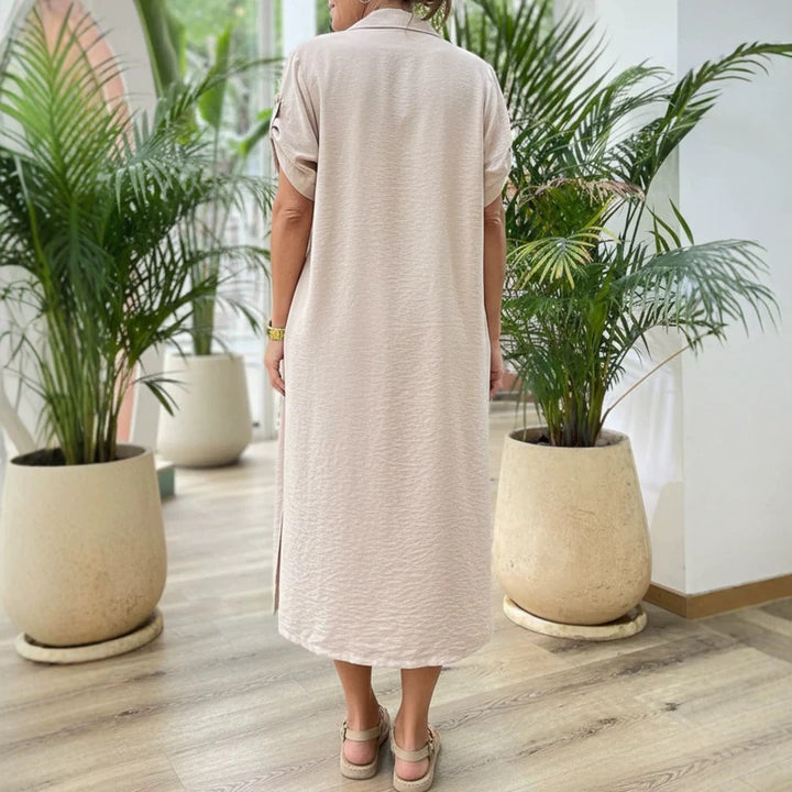Damen leichter Longblazer mit lässigen Shorts Drune