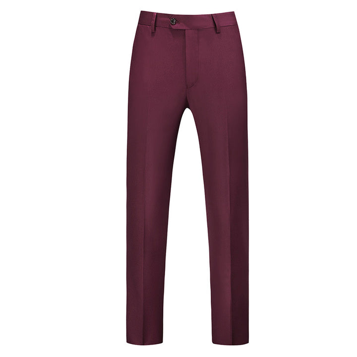 Herren nan schlanke Premium-Bügelfaltenhose mit Stretchbund und knitterarmem Gewebe Drune