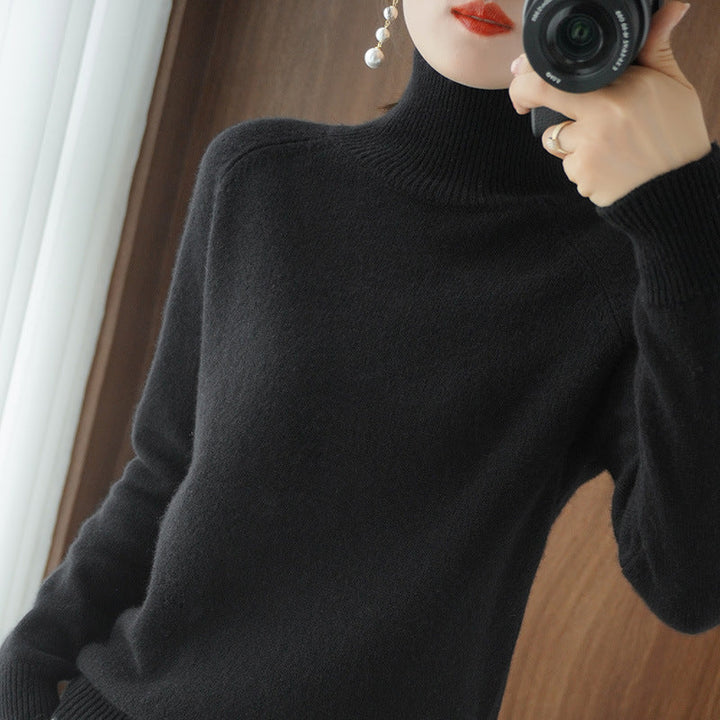 Drune | Modischer Rollkragen-Strickpullover