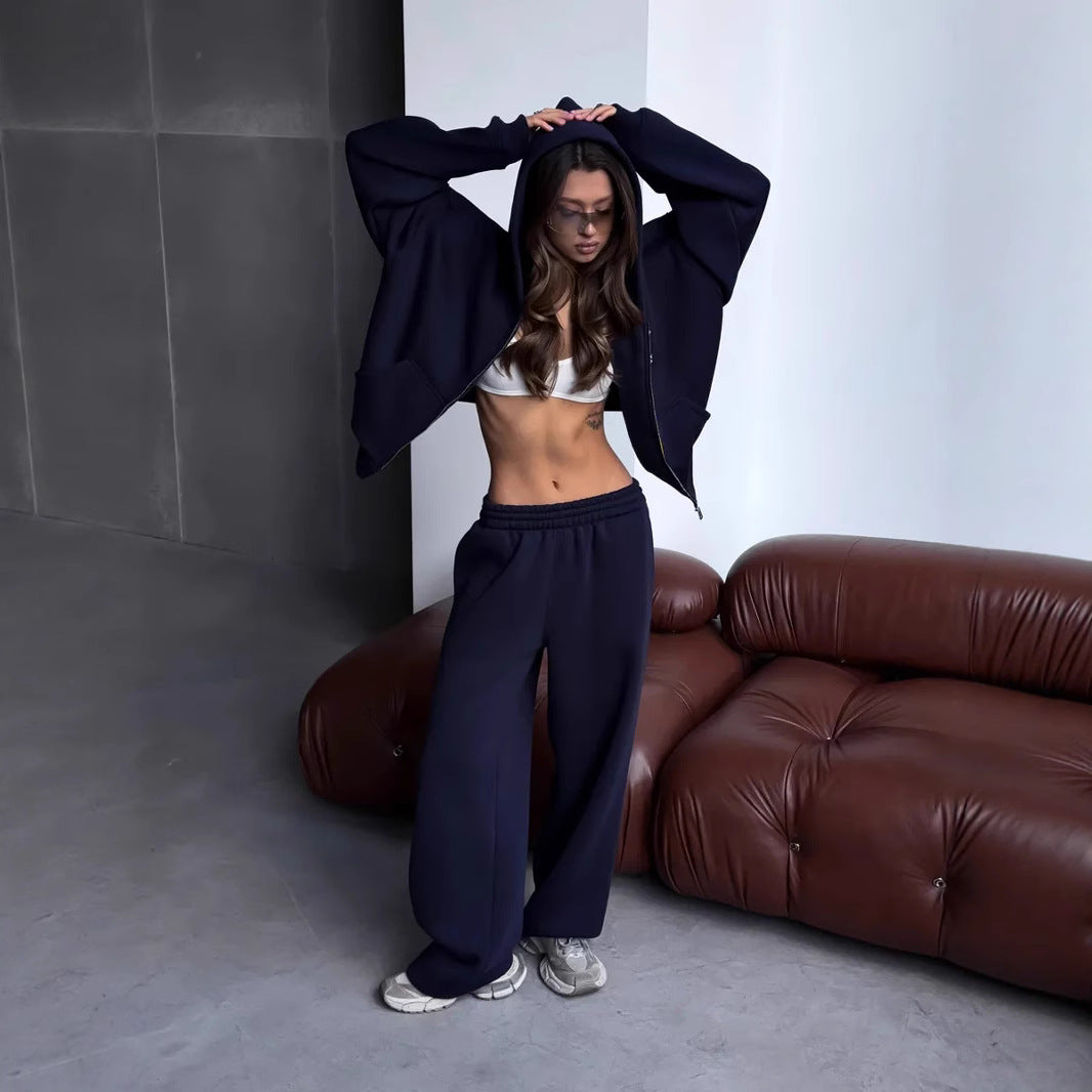 Damen lässige und elegante Kapuzenjacke Drune