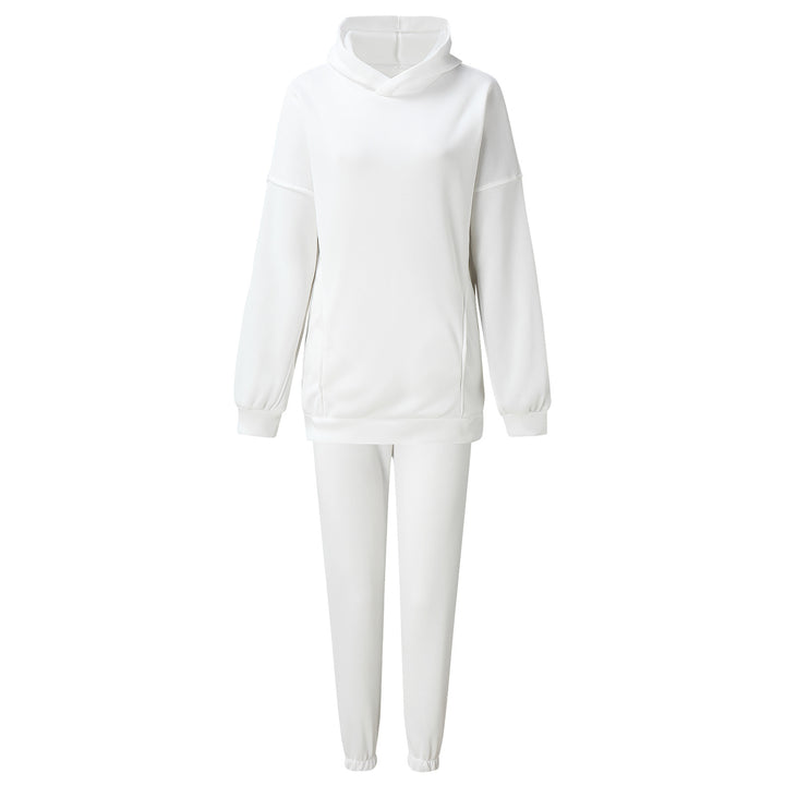 Damen nan oversized Kapuzen-Loungewear-Set mit extragroßer Kapuze und taillierter Jogginghose Drune