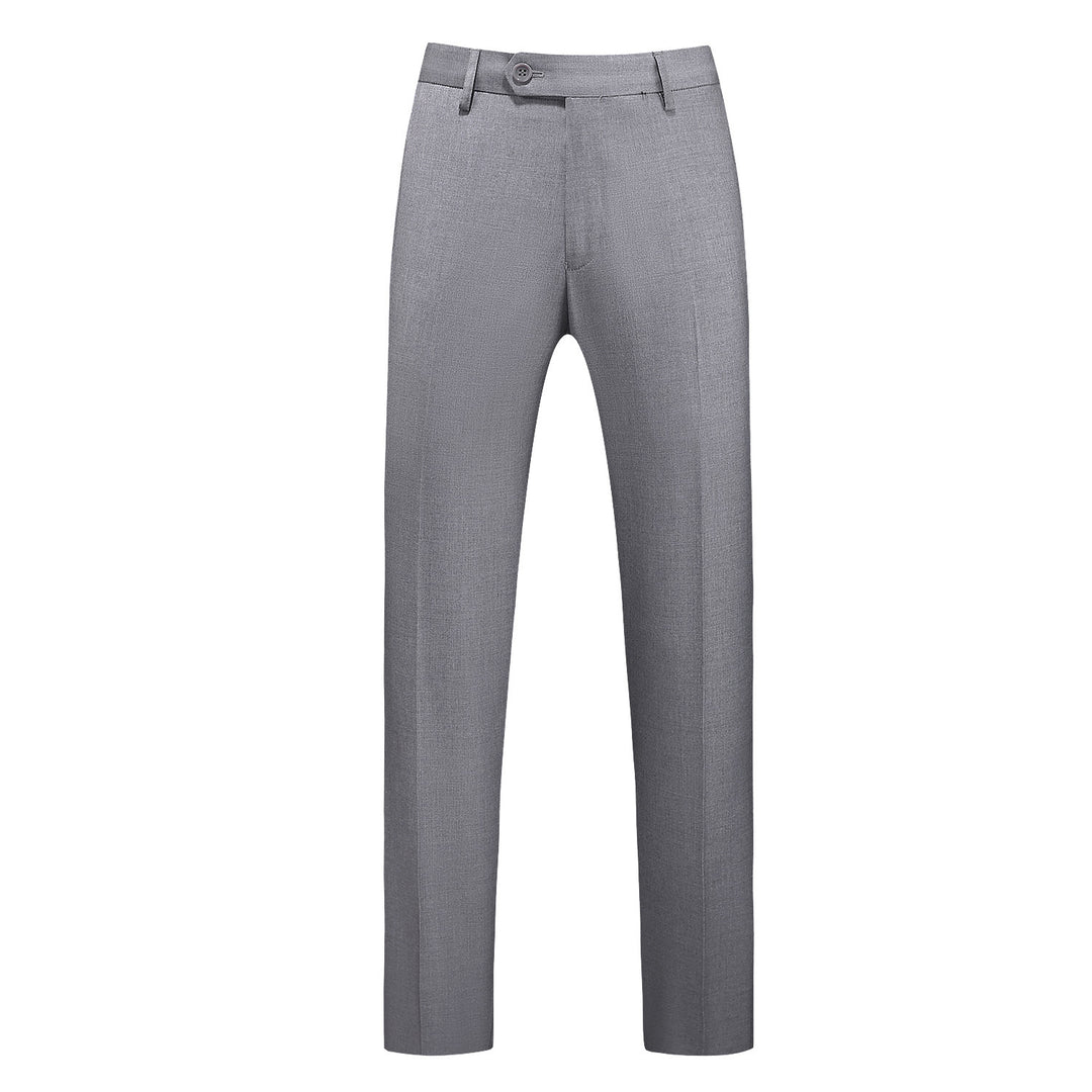 Herren nan schlanke Premium-Bügelfaltenhose mit Stretchbund und knitterarmem Gewebe Drune