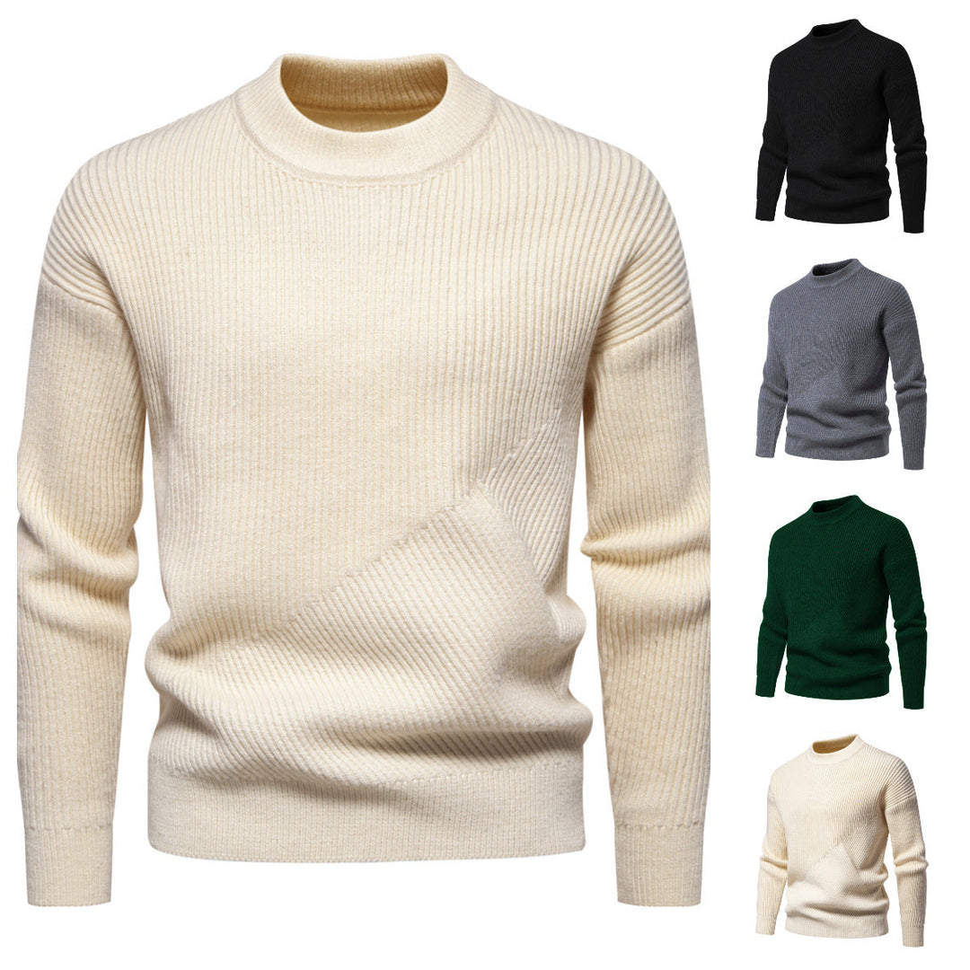Herren Feinstrickpullover mit modernem Rippenmuster und hochwertiger Verarbeitung Drune