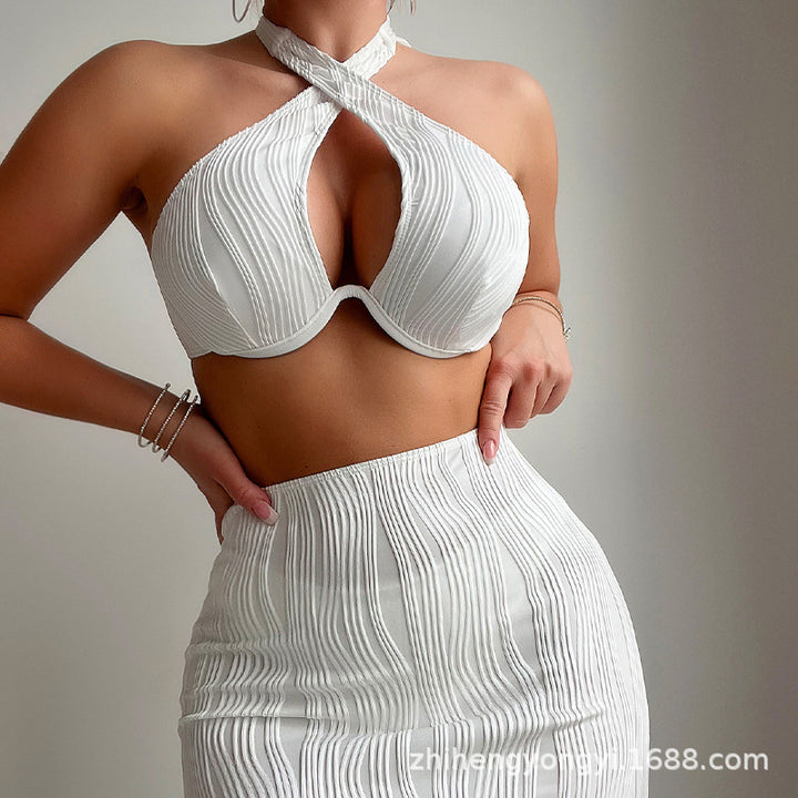 Damen Bandeau-Bikini-Oberteil mit detailverliebt gerafftem Design Drune