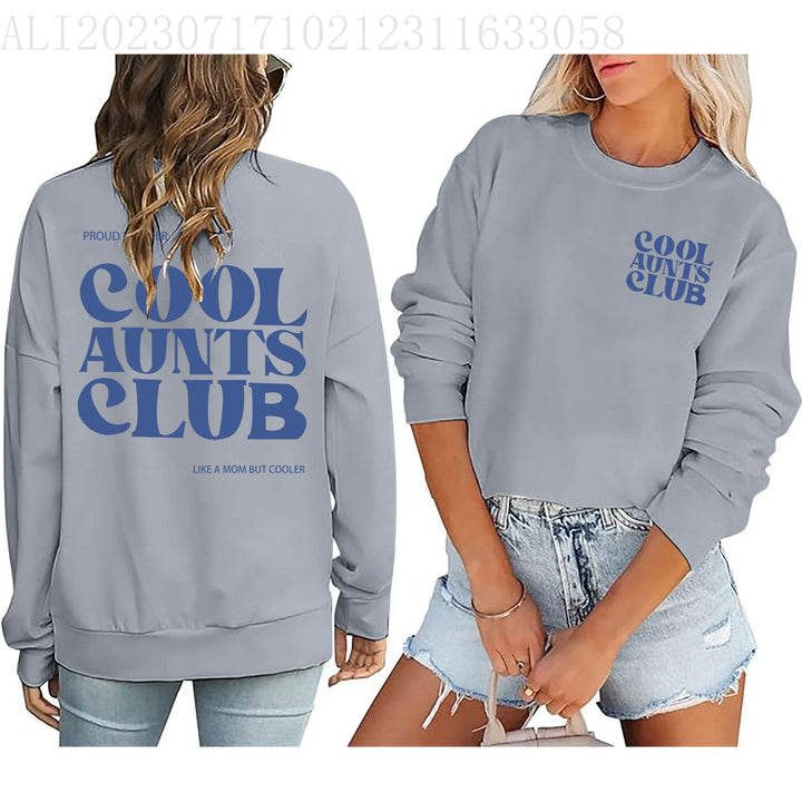 Damen Sweatshirt mit coolem Club-Motiv Drune