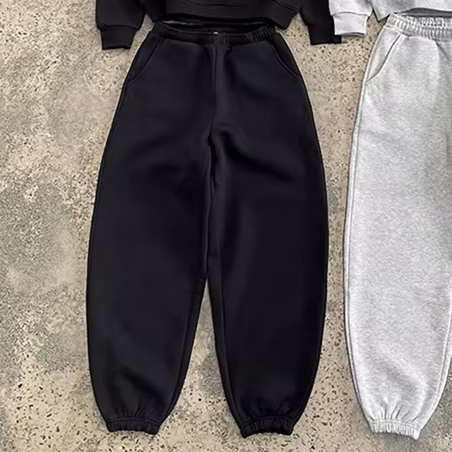 Herren nan urbaner Boxy-Hoodie mit verkürztem Rumpf, überschnittener Schulter und weichem Fleece-Innenfutter Drune