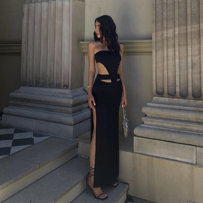 Damen Elegantes und figurbetontes Abendkleid Drune