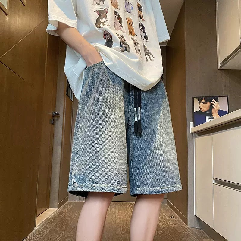 Damen Denim Shorts Drune